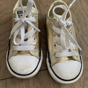Gold Converse
